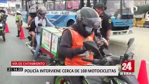 Recuperan 97 motocicletas robadas que eran usadas por delincuentes