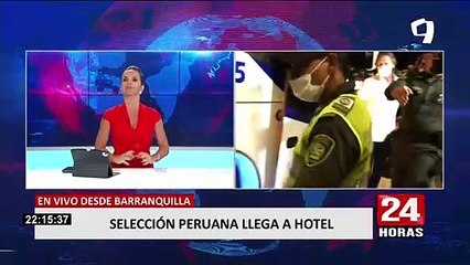 Selección Peruana llegó a Barranquilla para enfrentar a Colombia