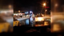 Taksi çalan şüpheliyi taksiciler yakalayıp polise teslim etti