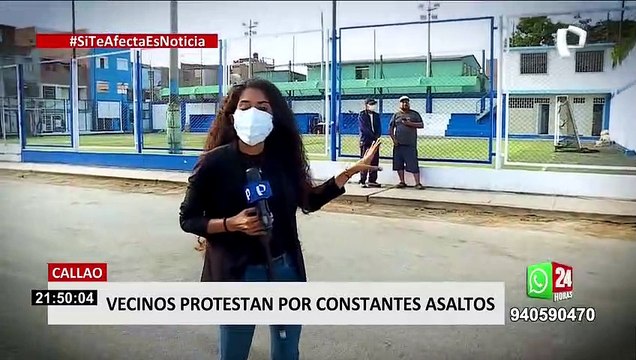 Si te afecta es noticia: vecinos del Callao protestan por incremento de asaltos