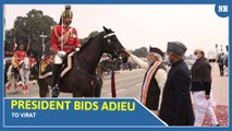 Republic Day: President bids adieu to Virat