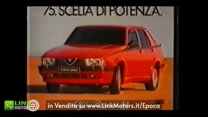 Spot Alfa Romeo 75 Twin Spark