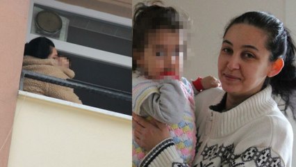 1.5 yaşındaki çocuk, annesini balkona kilitledi