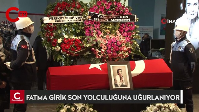 Yeşilçam'ın usta oyuncusu Fatma Girik son yolculuğuna uğurlanıyor