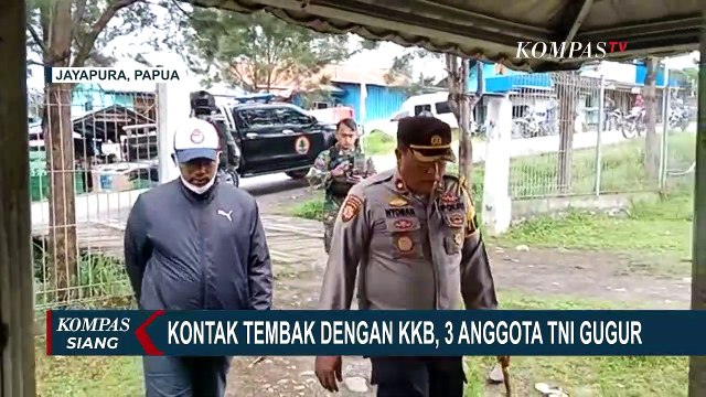 Pos TNI di Distrik Gome Kabupaten Puncak Diserang KKB, 3 Personel TNI Tewas Tertembak