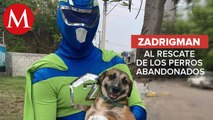 Zadrigman, el superhéroe mexicano que rescata perritos abandonados