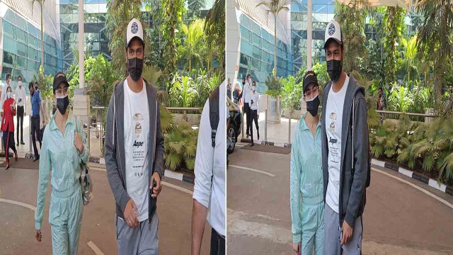 Vicky Kaushal के साथ इंदौर से वापस आईं Sara Ali Khan, Airport पर साथ में स्पॉट हुए दोनों | FilmiBeat