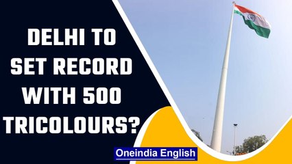 Delhi to enter record books for 500 115-ft high flags across city? | Oneindia News