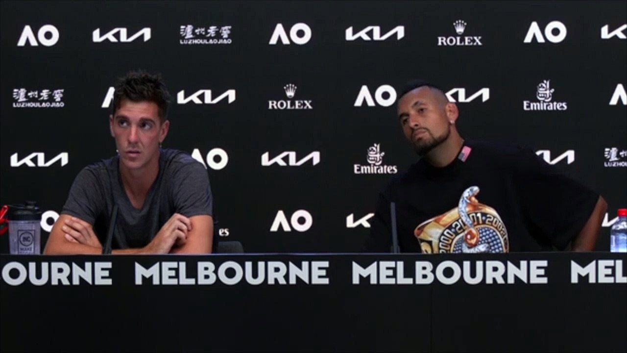 Open d'Australie 2022 -  Thanasi Kokkinakis and Nick Kyrgios : "It's unbelievable that we have four Australians in the final"