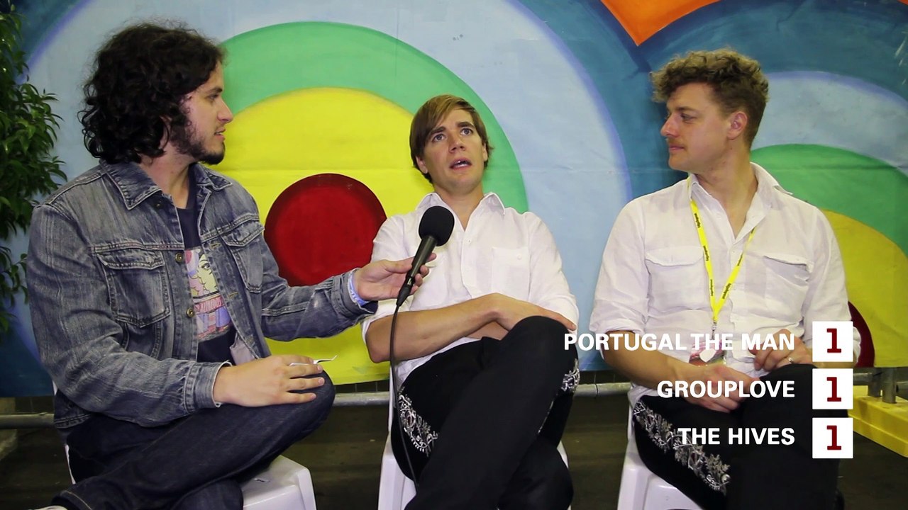 The Hives VS Grouplove VS Portugal The Man: Australian Trivia at Big Day Out 2014