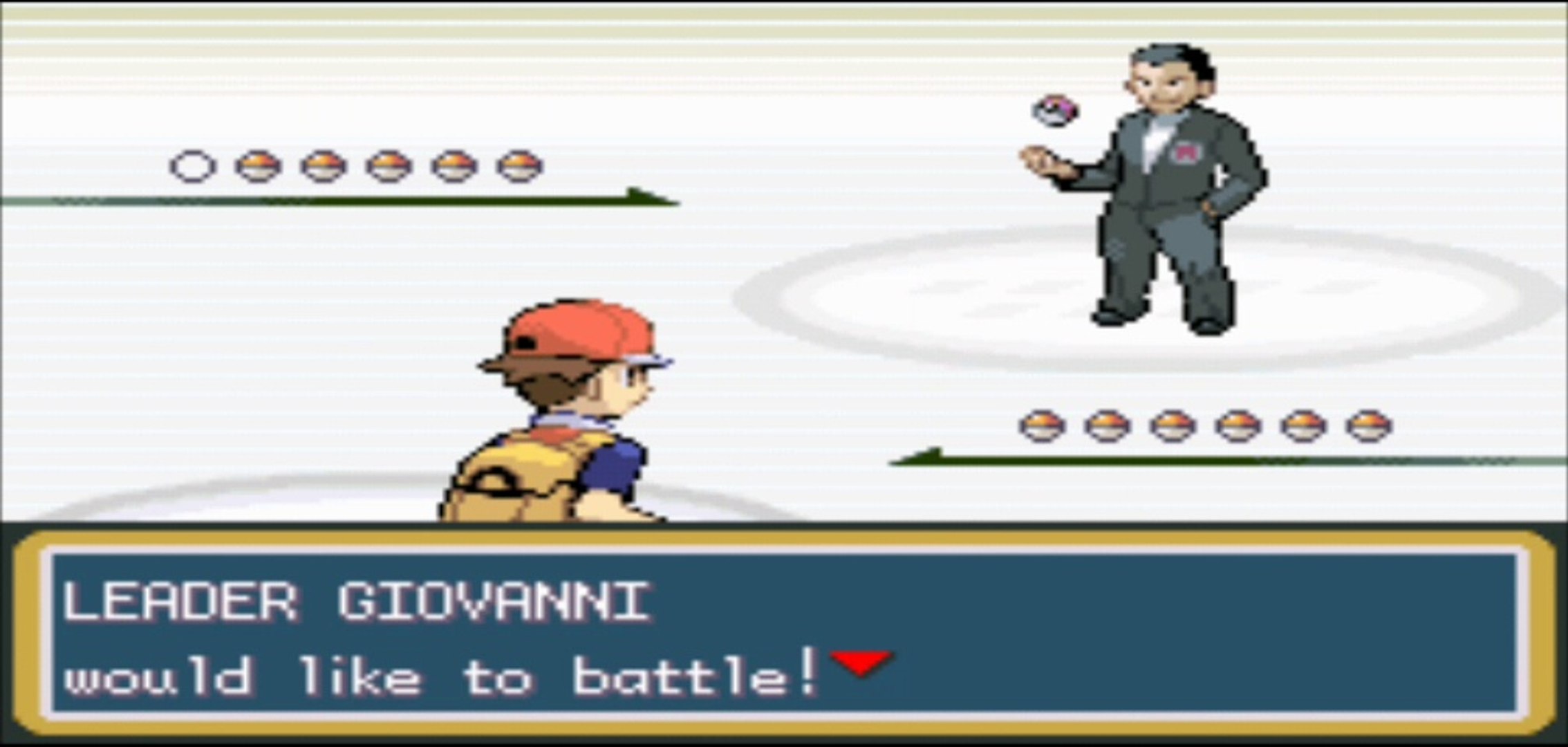 Pokemon Fire Red - Viridian Gym Leader Battle: Giovanni - video 