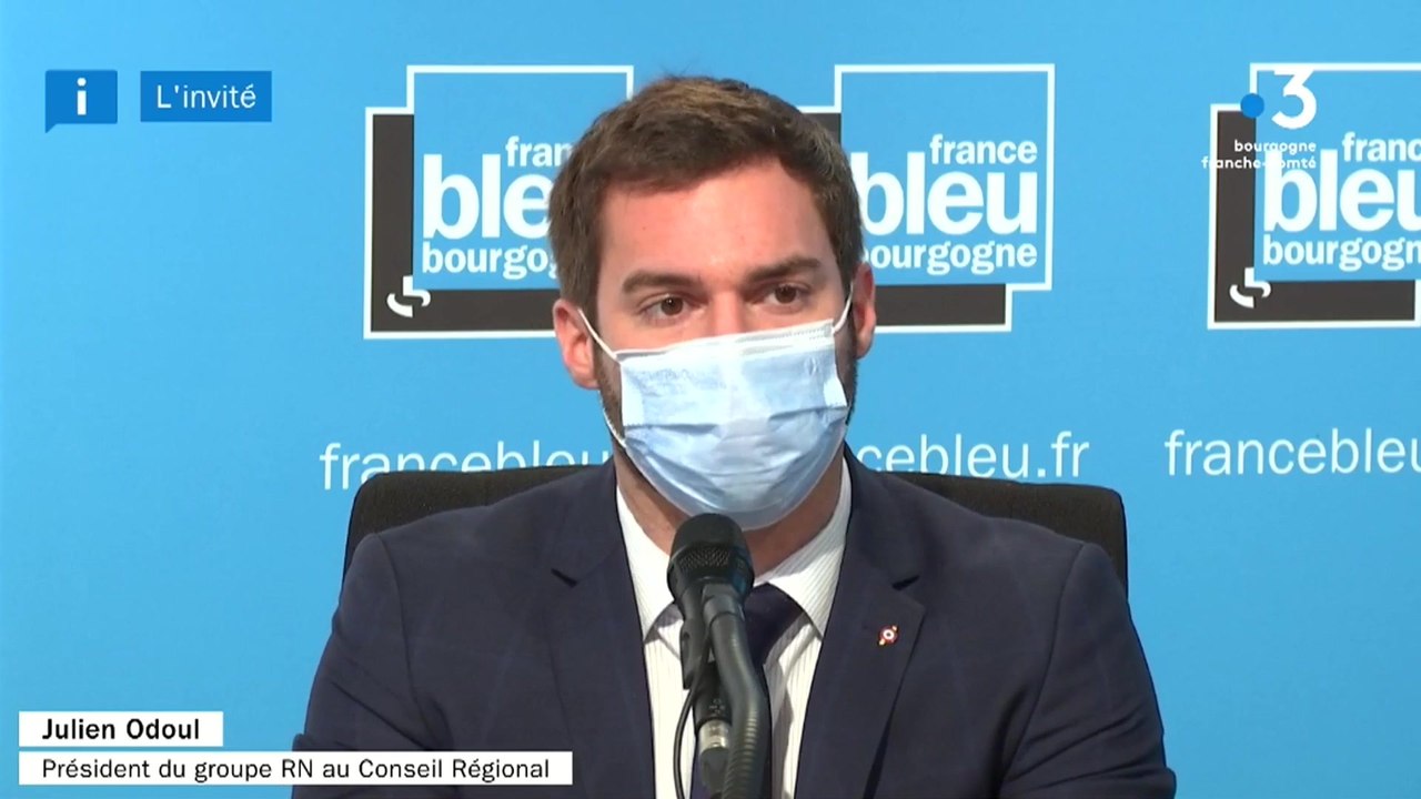 Julien Odoul, porte-parole du Rassemblement National en Bourgogne-Franche-Comté