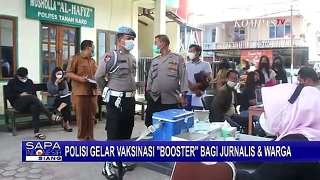 Polres Tanah Karo Gelar Vaksinasi Untuk Jurnalis, Beginilah Alasannya