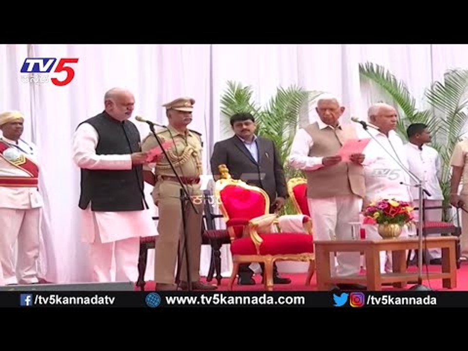 Shivaram Hebbar Takes Oath as BSY Cabinet Minister | TV5 Kannada