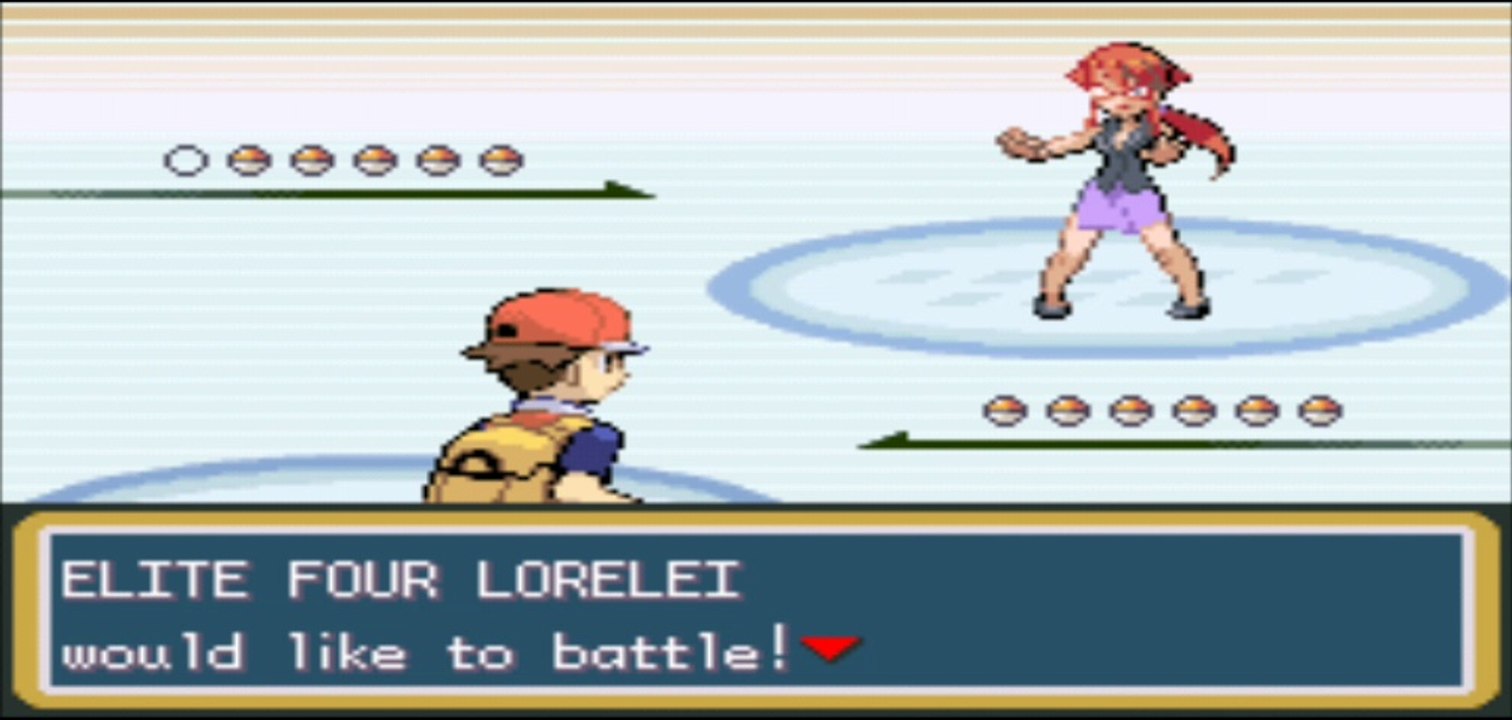 Pokemon Fire Red - Elite Four Battle: Lorelei