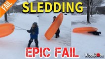 'Minnesota kid's EPIC sledding fail amid severe winter storm is MUST-WATCH '