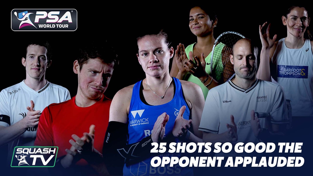 Squash: 25 Shots So Good The Opponent Applauded