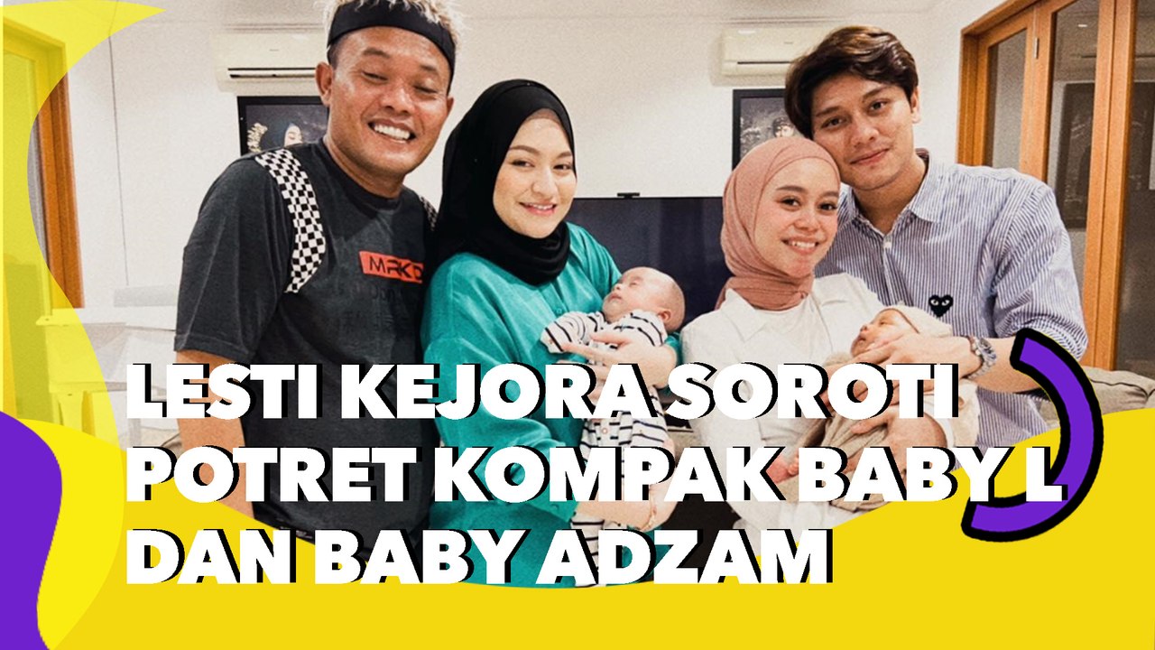 Lesti Kejora Soroti Potret Kompak Baby L dan Baby Adzam: Bak Kopi Susu