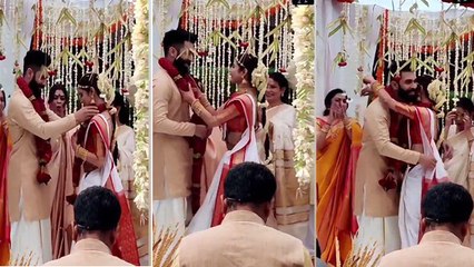 Mouni Roy ने Jaimala के बाद Suraj Nambiar को लगाया गले Cute Video Viral | Boldsky