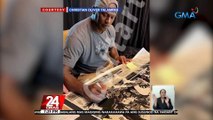 Pinoy charcoal artist na nag-viral dahil sa kanyang obra, nakatanggap ng special package mula sa idolong basketbolista na si Michael Jordan | 24 Oras