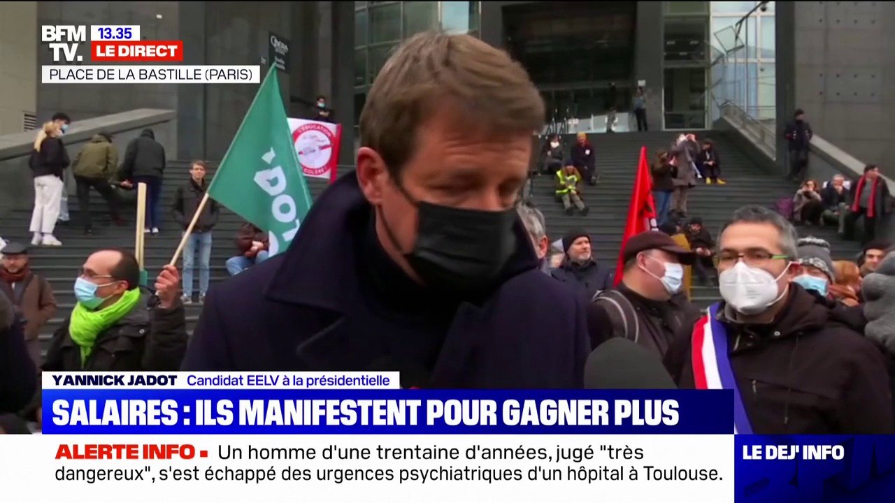 Yannick Jadot propose de "revaloriser les salaires d'une moyenne de 20%" dans l'Éducation nationale