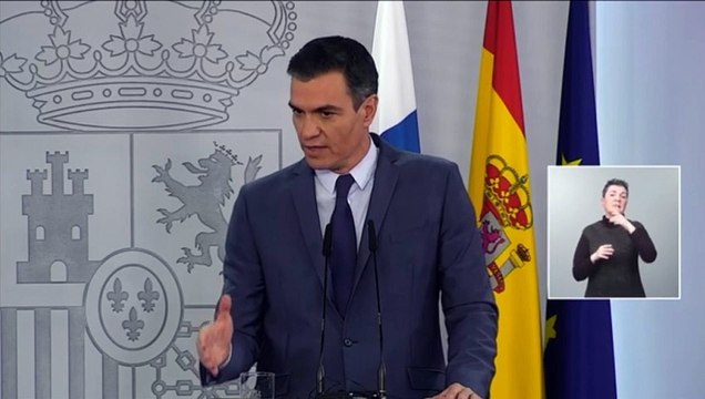 Sánchez comenta las posibles consecuencias de una intervención militar en Ucrania