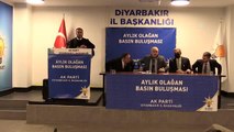 DİYARBAKIR - AK Parti Diyarbakır İl Başkanı Muhammet Şerif Aydın, gündemi değerlendirdi