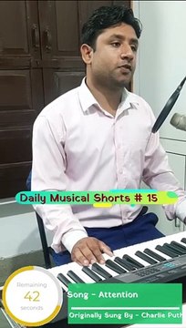 Attention (Cover) | (Daily Musical Shorts #15) | Acorn Wolve | #Shorts