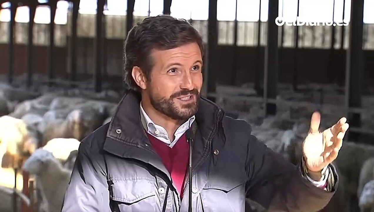 Casado, a los habitantes de la España vaciada: "Muchas veces no había agua y teníais que beber vino"