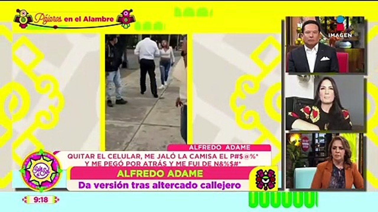 Alfredo Adame reaparece tras pelea callejera y esta es su versión