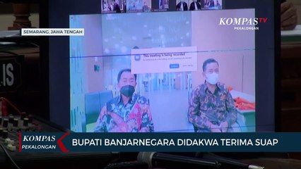 Bupati Banjarnegara Didakwa Terima Suap