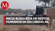 Inspeccionan terreno baldío en Escobedo; buscan restos humanos