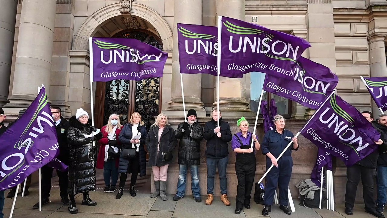 Equal Pay Protest Glasgow