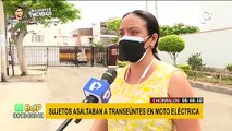 Caen ladrones que robaban abordo de moto eléctrica en Chorrillos