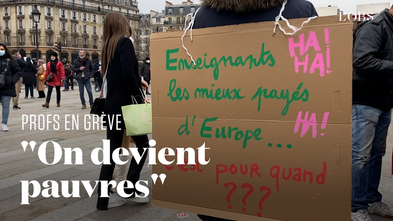 "On devient pauvres" : les enseignants en grève demandent la hausse de leur salaire