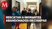 Aseguran a 132 migrantes en Tapachula, Chiapas