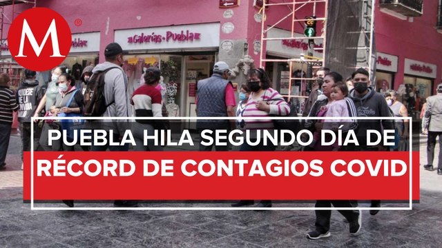 Puebla rompe récord de contagios covid por segundo día consecutivo; suma 963