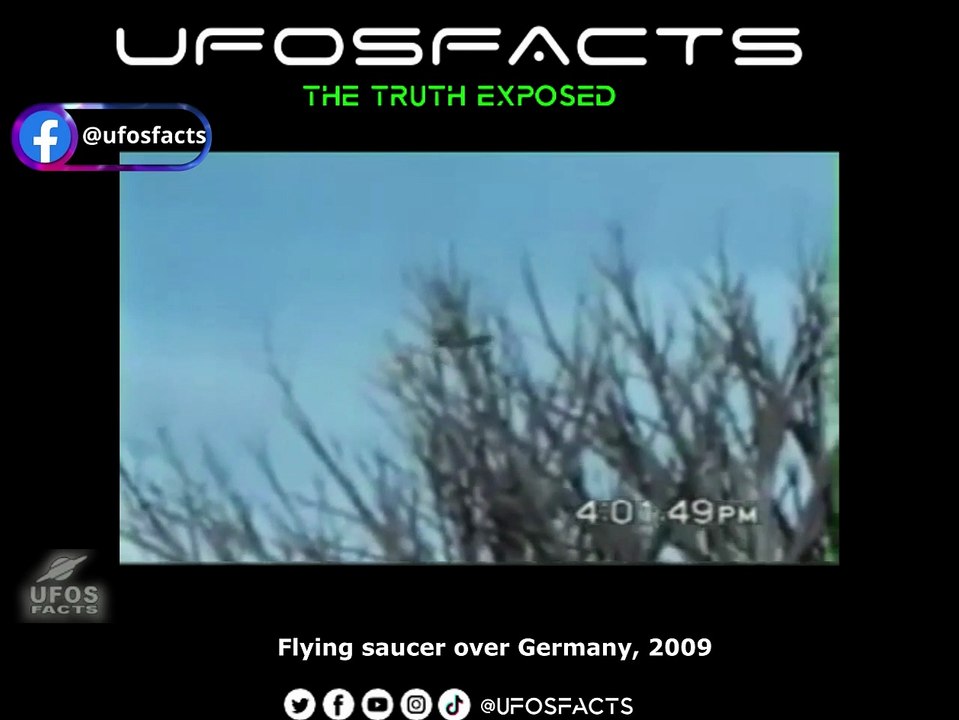 Flying saucer over Germany, 2009