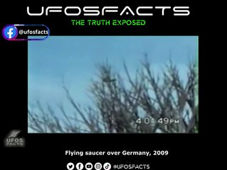 Flying saucer over Germany, 2009