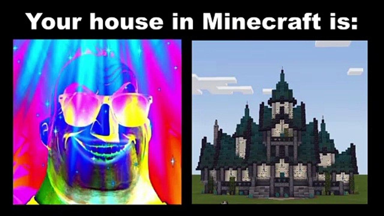 Mr Incredible Becoming Canny Meme (Your Minecraft House)