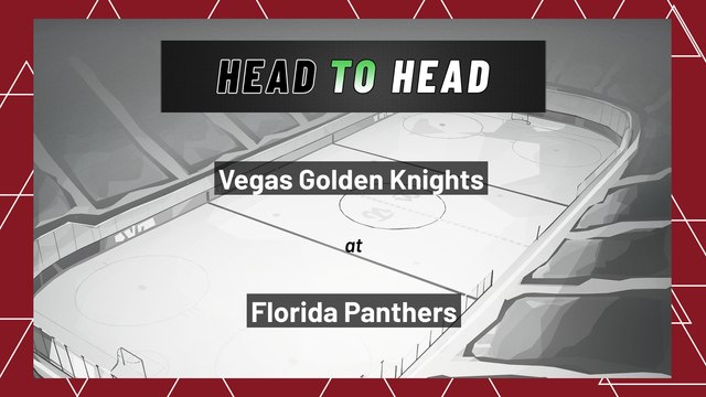 Vegas Golden Knights At Florida Panthers: Moneyline