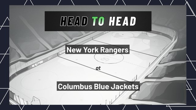 New York Rangers At Columbus Blue Jackets: Moneyline