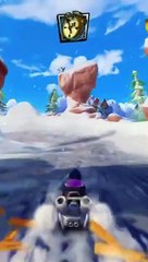 Penta Penguin’s Classic White CTR Kart - Crash Team Racing Nitro-Fueled