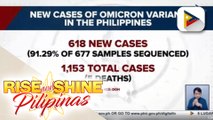 618 bagong Omicron cases, naitala; 12 rehiyon, nakapagtala ng stealth Omicron