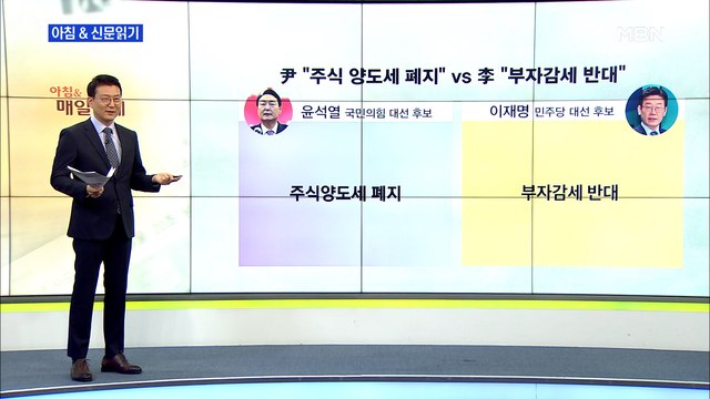 신문브리핑 5 尹, 증시 부양 의지… 주식은 투자자 마지막 희망 외 주요기사