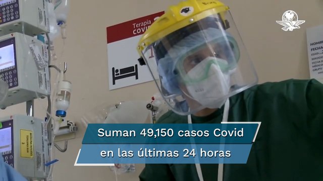 México suma 495 muertes por Covid-19 en las últimas 24 horas; se registran 49 mil 150 contagios