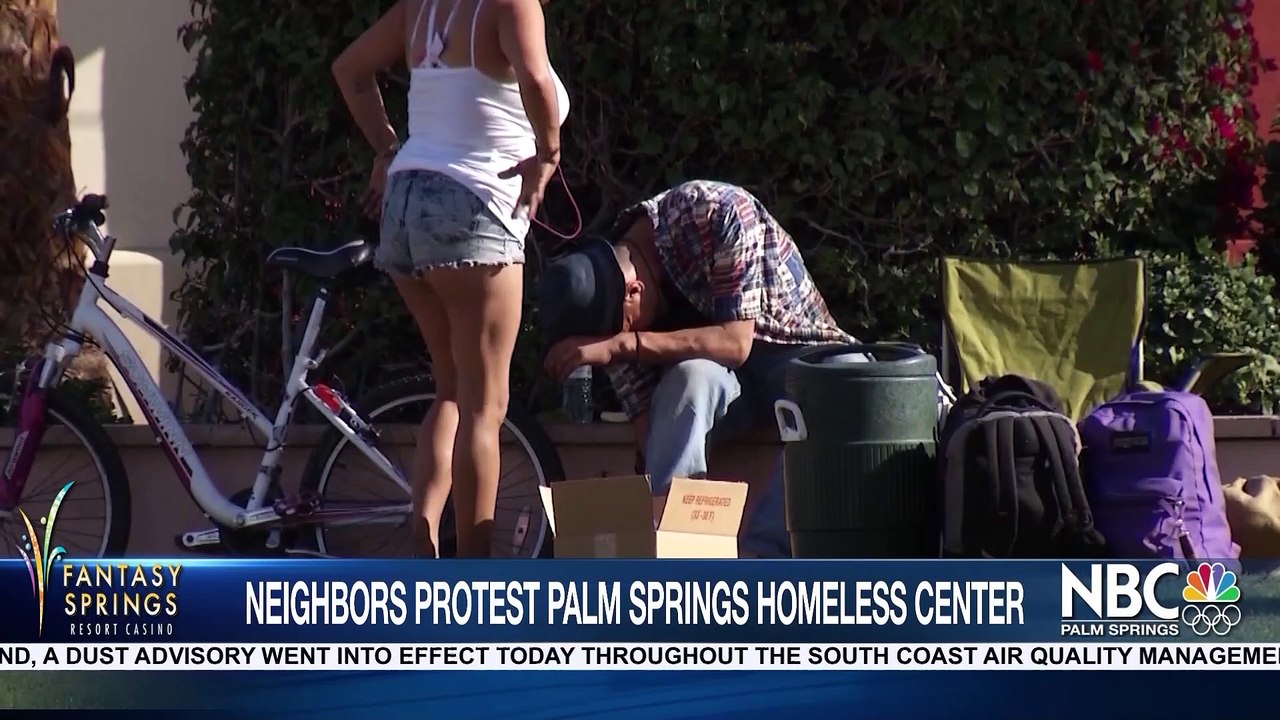 HOMELESS CENTER PROTEST