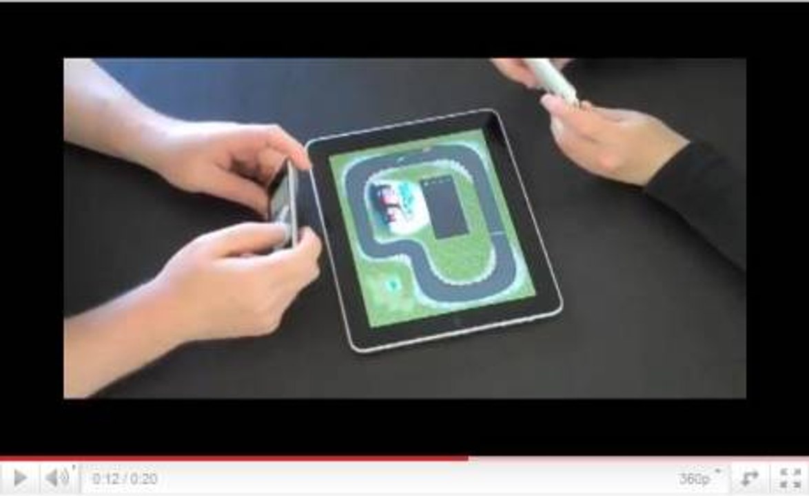 PadRacer : transformez votre iPad en circuit automobile et votre iPhone en manette !