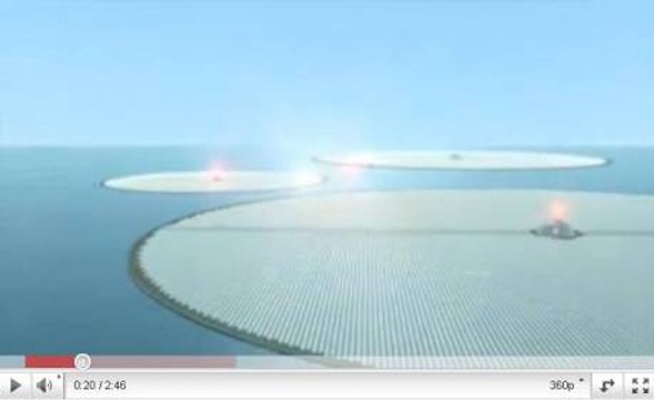 De l'électricité, de l'eau et de l'hydrogène bientôt produits par des îles solaires artificielles ?