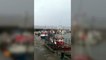Storm Corrie hits Scottish Coast